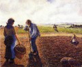 Los campesinos en el campo eragny 1890 Camille Pissarro